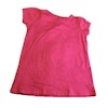 Rosa t-shirt - ca 8 år (ca 118 - 128 cm) + en gympapåse med tryck - fe på måne
