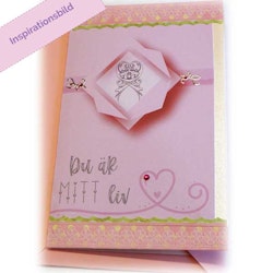 Digital fil - 4 st card toppers med text om kärlek