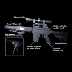 Combat Laser Tag M4 Sniper Rifle w/ Bipod, Sight