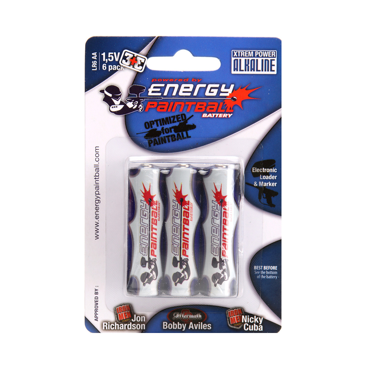 Energy Paintball Batteri LR6 AA 1.5V 6-pack