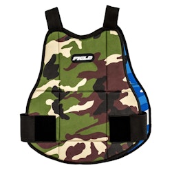 Field Chest Protector Woodland/Blue Camo