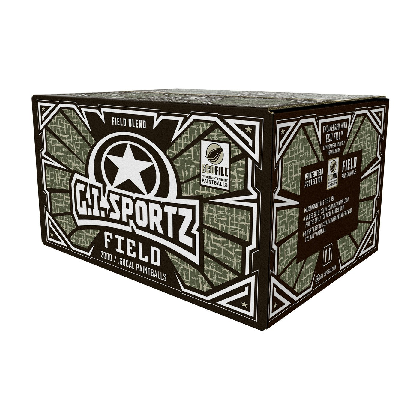 GI Sportz Field Paintballs .68 Cal 2000ct