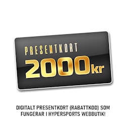 Hypersports Presentkort Värde 2000kr