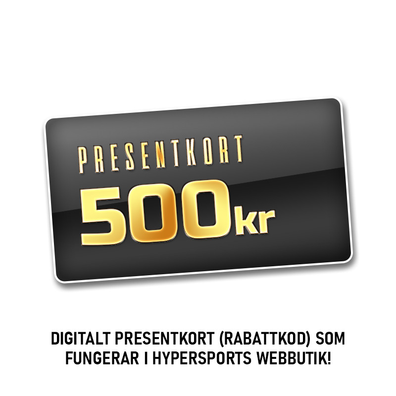 Hypersports - Presentkort Värde 500kr