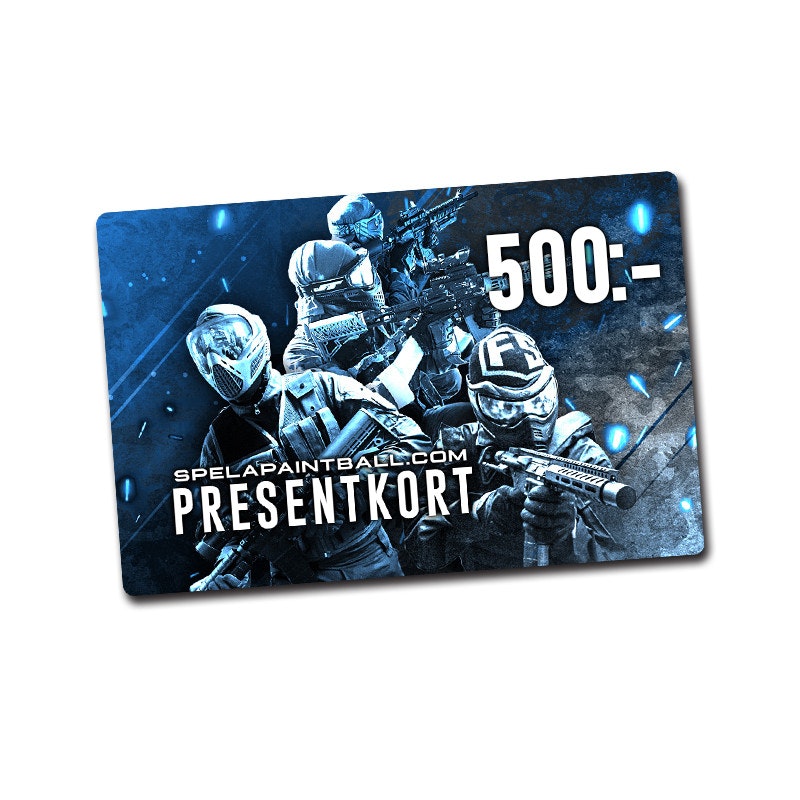 Spelapaintball.com Gift Card Value 500 SEK