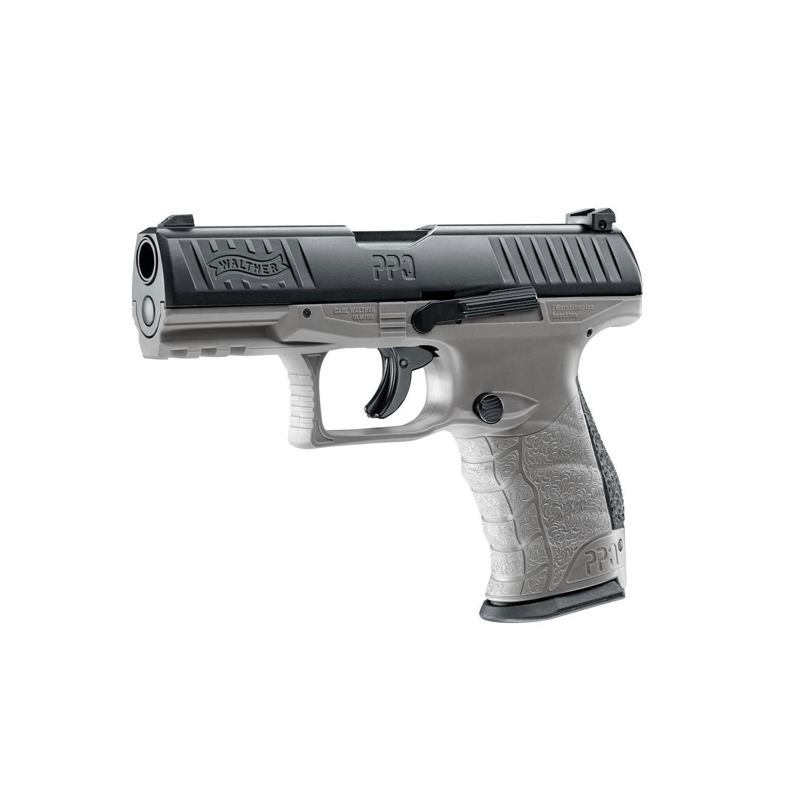 Umarex T4E Walther PPQ M2 Paintball Pistol i Tungsten Gray färg.