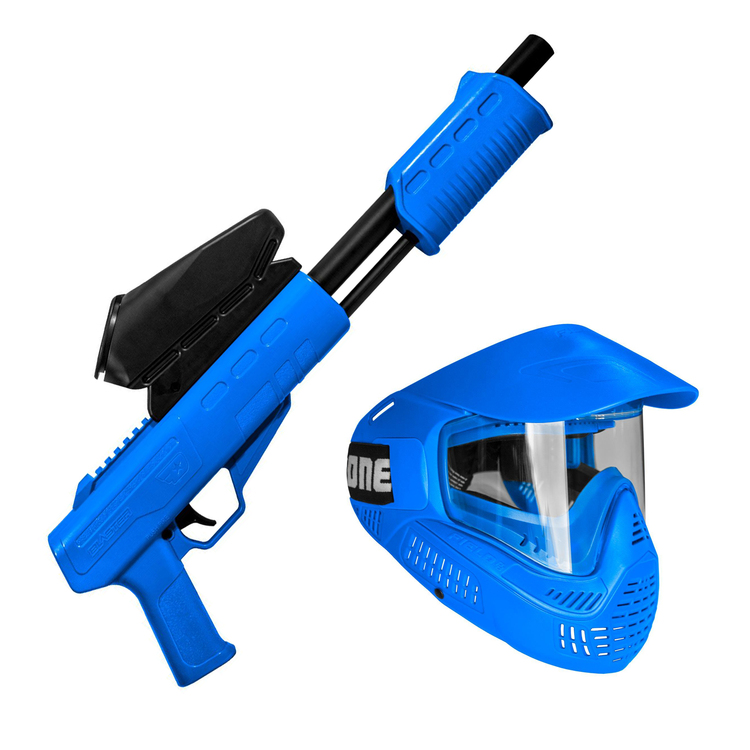 (Paket) FIELDpb - Blaster w/ Loader + ONE Goggle - Blue