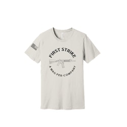 First Strike - T-Shirt - Jersey Vin White