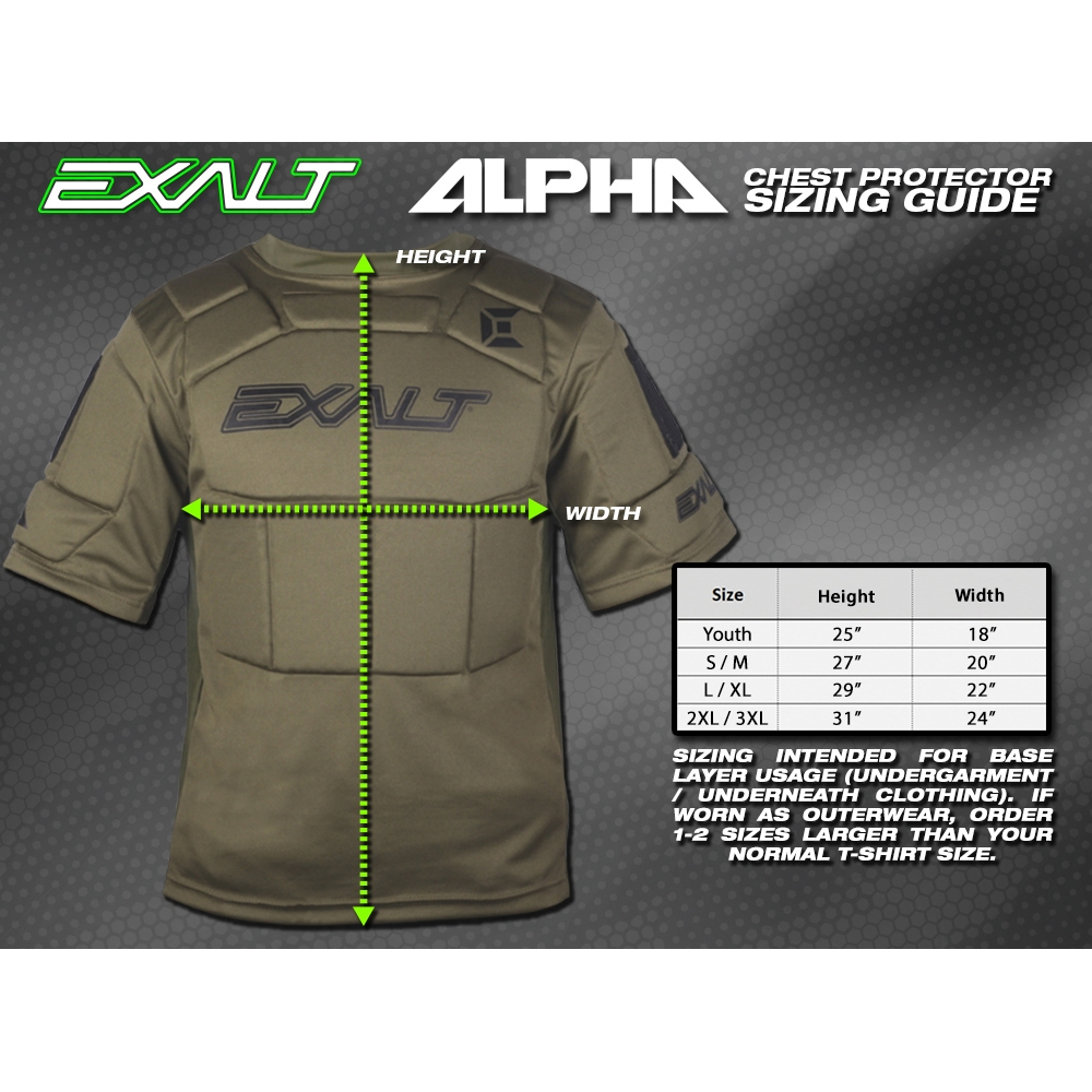 Exalt - Alpha Chest Protector - Black