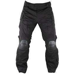 DELTA SIX Tactical Pants V3 w/ Protectors Black