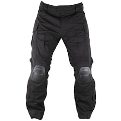 DELTA SIX Tactical Pants / Combat Pants V3 w/ Protectors Black