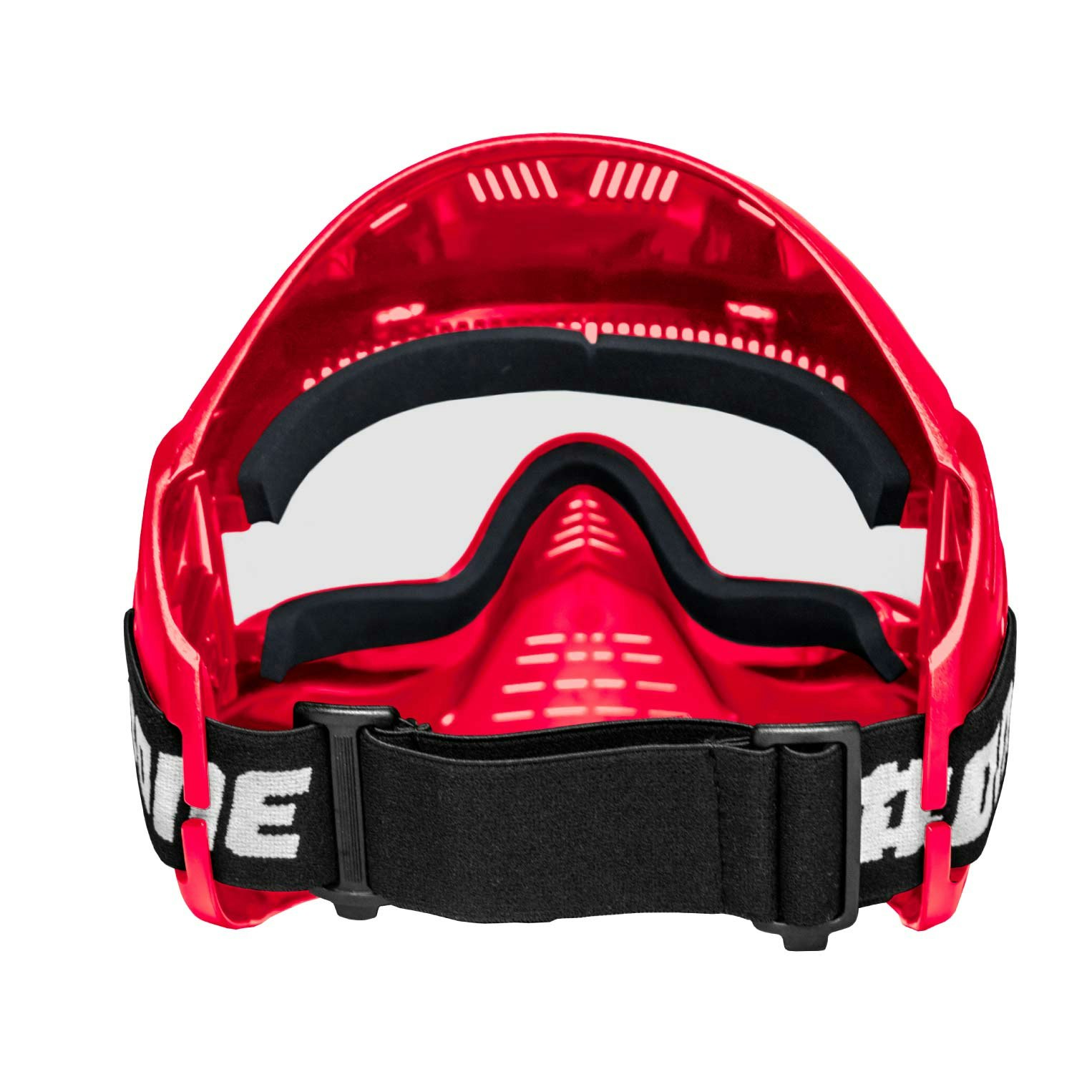 FIELDpb ONE Goggle Red (Single Lens) Rubber Foam