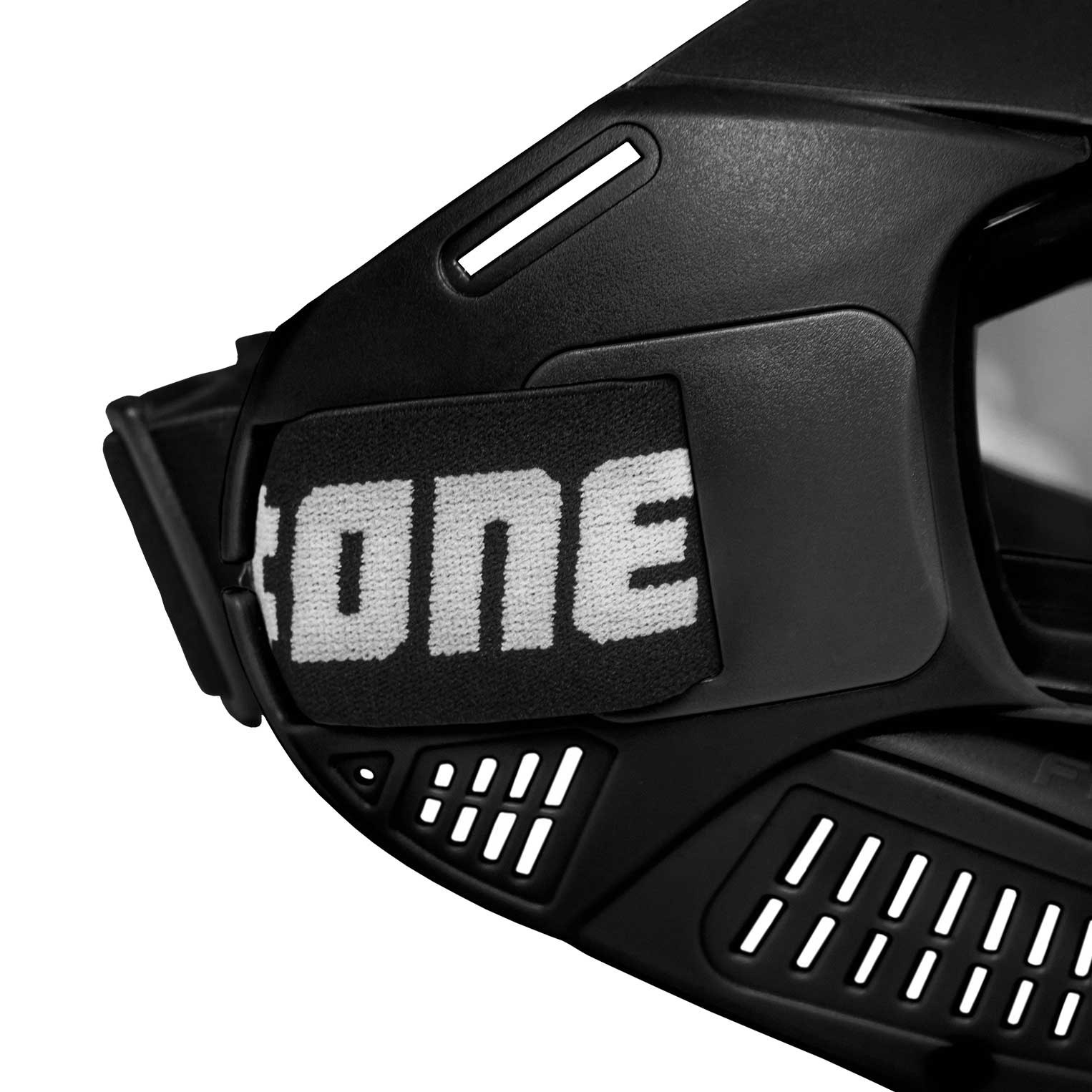 FIELDpb ONE Goggle Single Lens Black - Rubber Foam