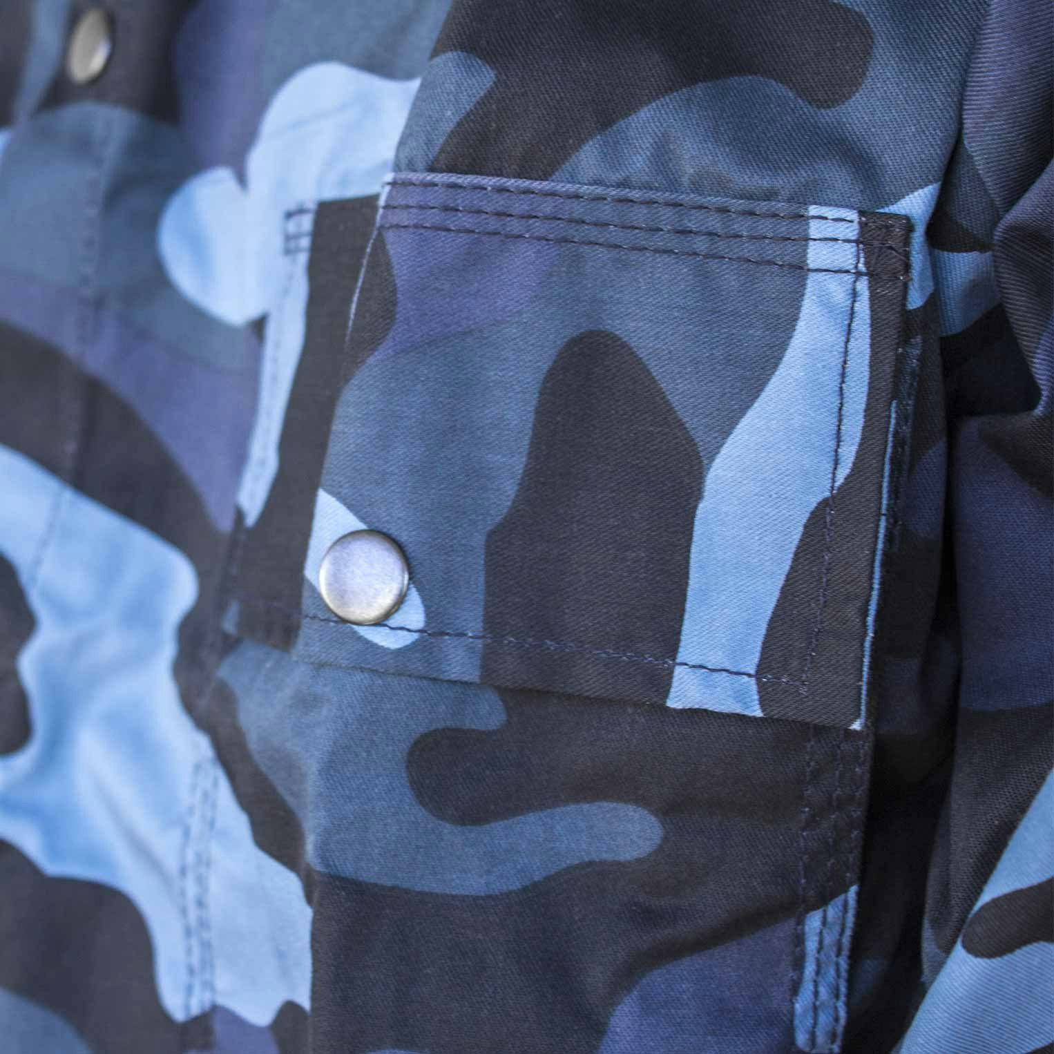 Field Coverall Blue Camo