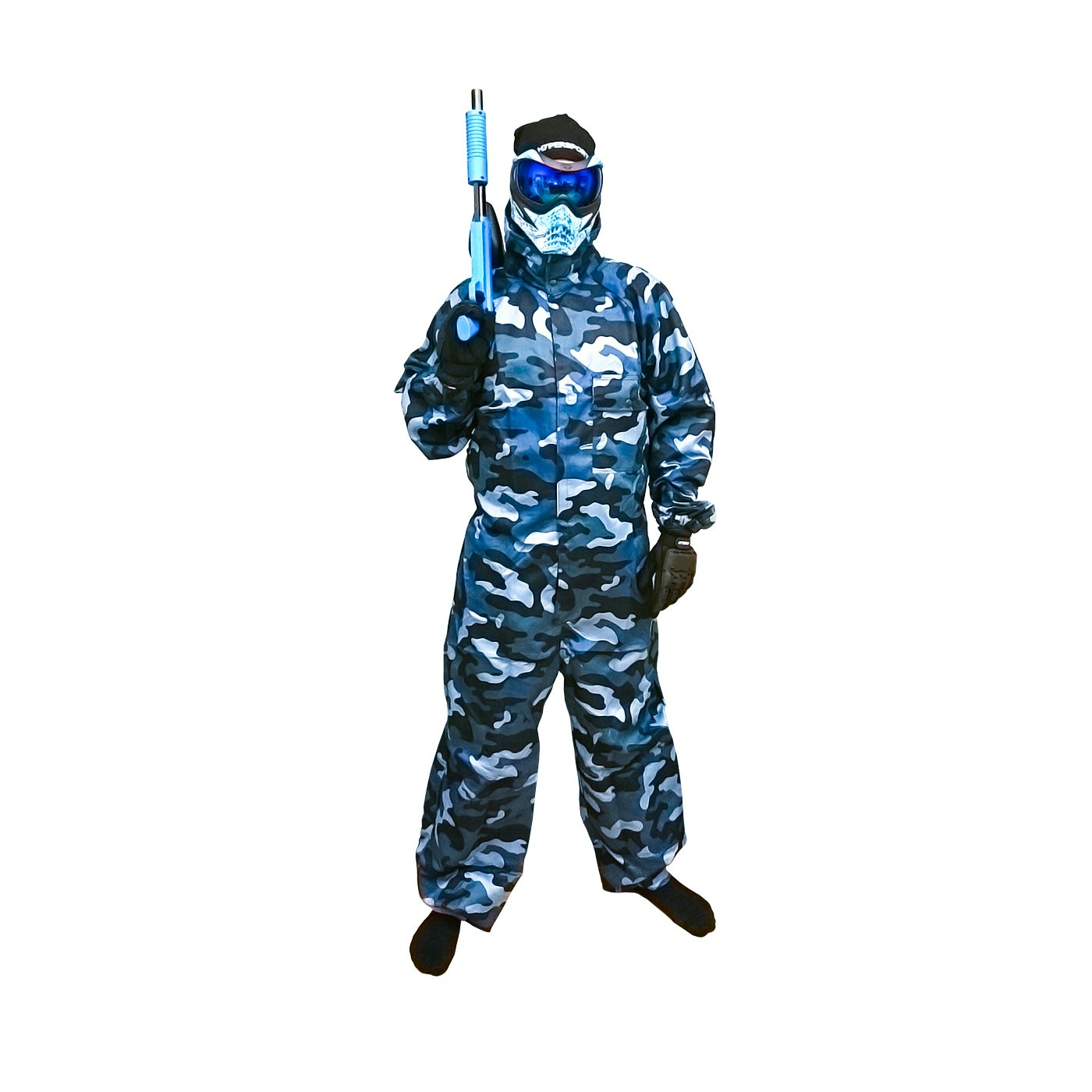 Field Coverall Blue Camo