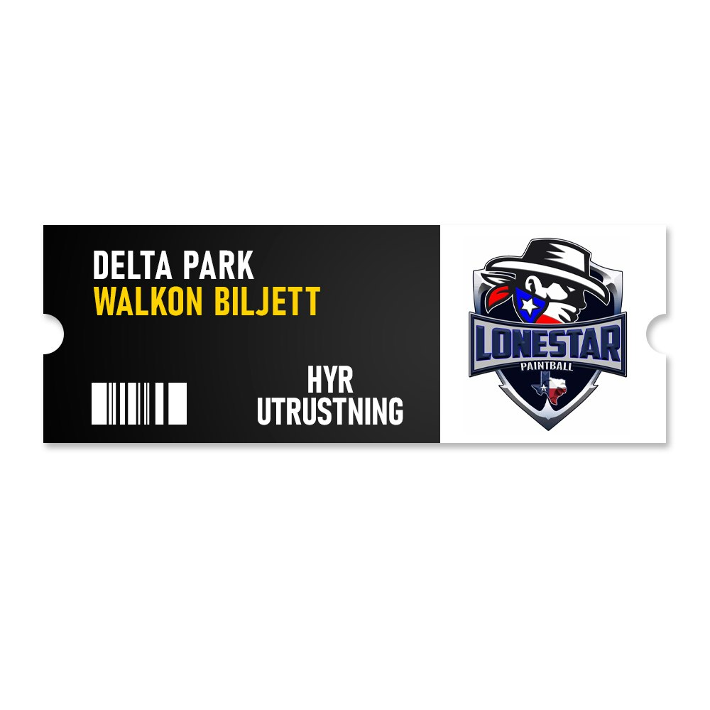 Delta Park Walkon Biljett - Spel & Hyr Utrustning