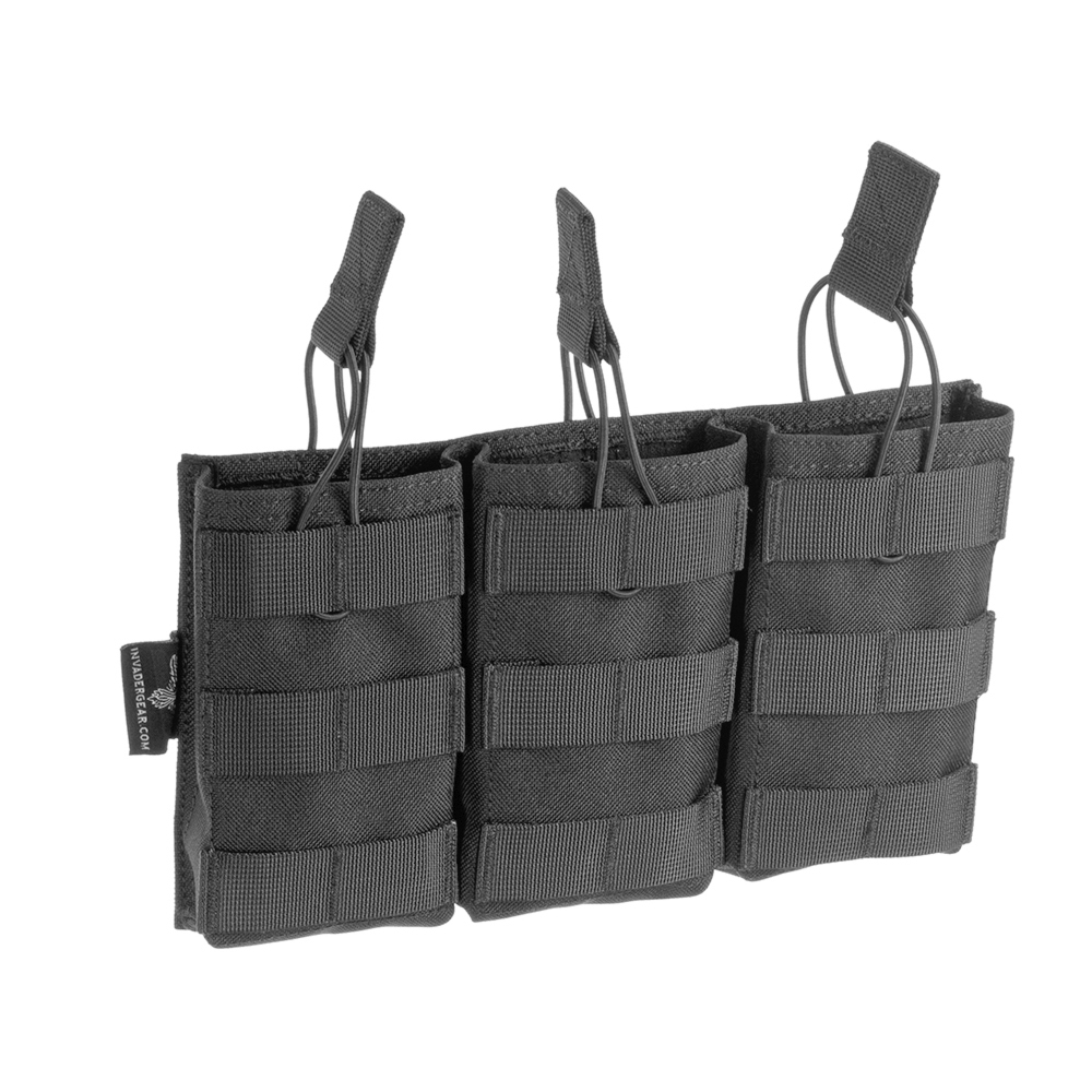 Invader Gear 5.56 Triple Direct Action Mag Pouch Black