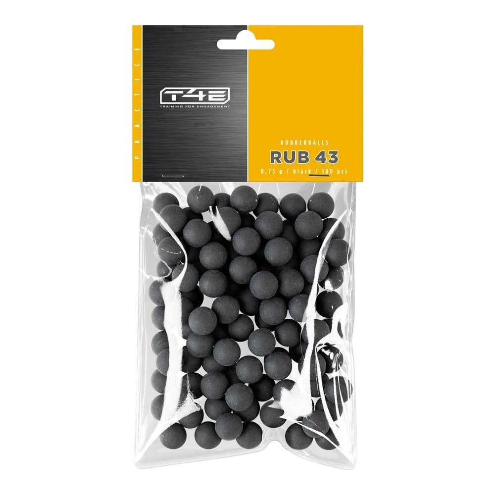 Umarex T4E RB 43 Rubberballs .43 Cal 100 rnd