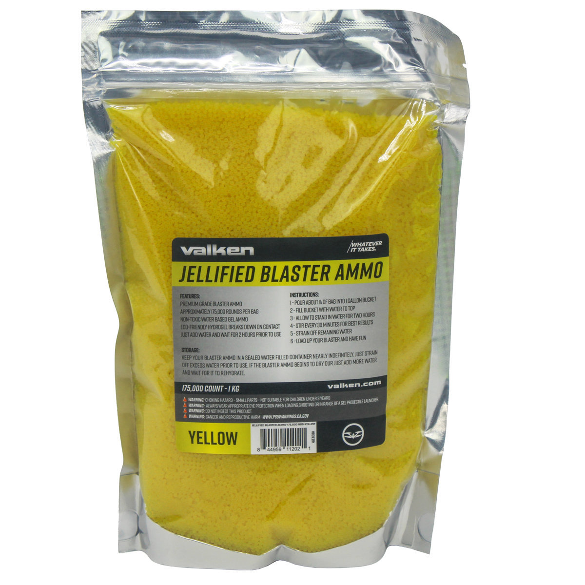 Valken Gel Blaster Ammo / Gelballs 175.000 st Yellow