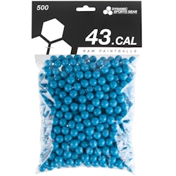 Dynamic Sports RAM Paintballs .43 Cal 500rnd Blue