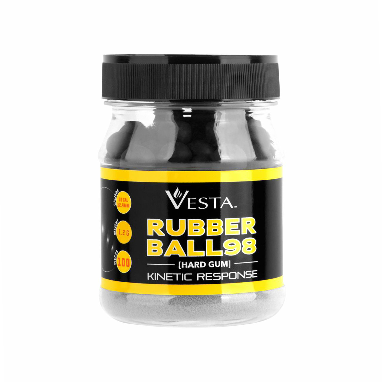 Vesta Rubber Ball 98 .50 Kaliber 100 st