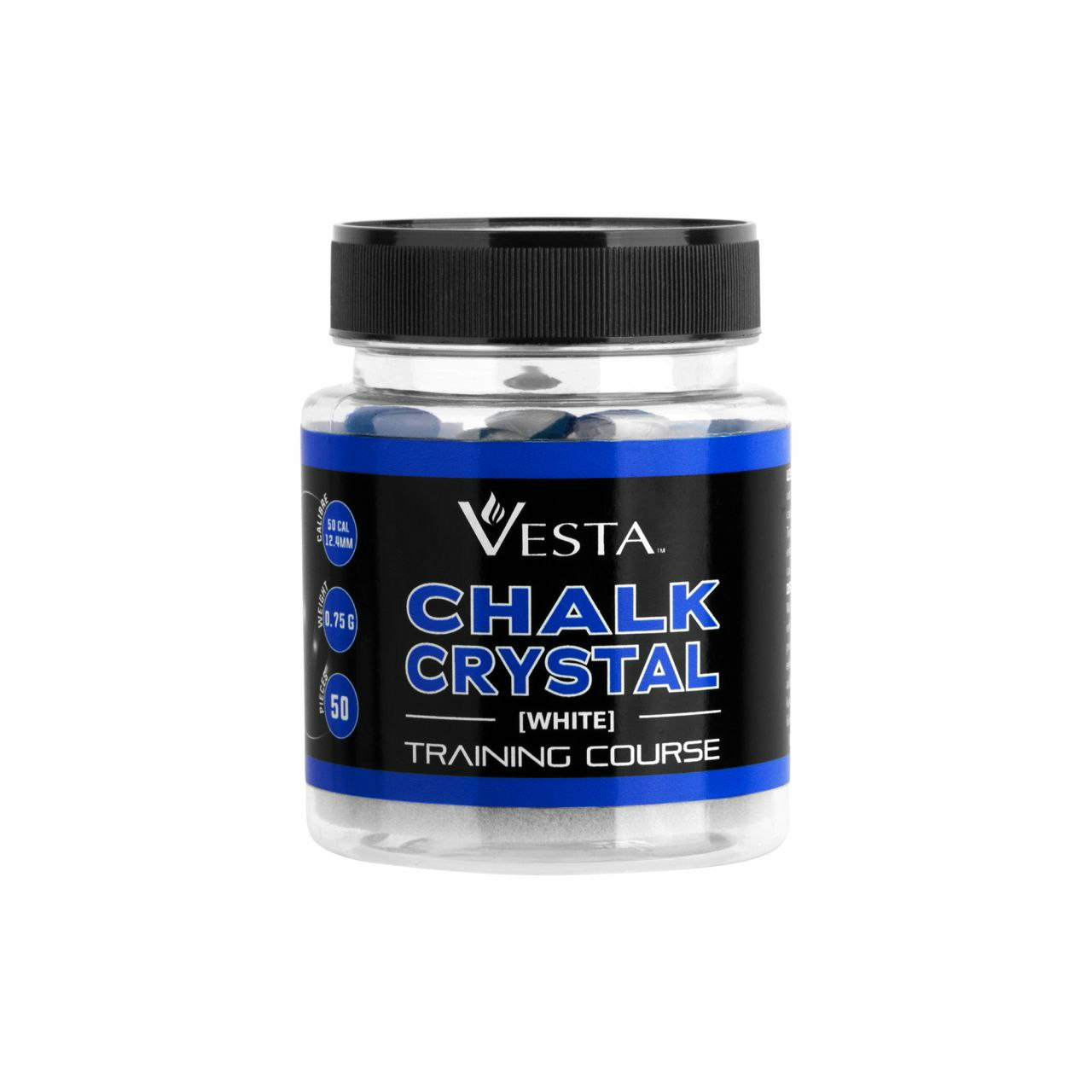 Vesta Chalk Crystal Balls .50 Kaliber 50 st