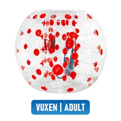 Games2U Bubble Ball Vuxen 1.5m Red/Clear PVC