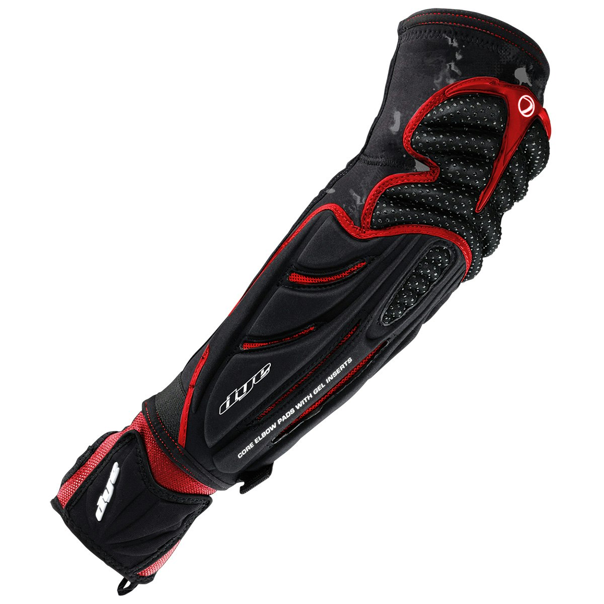 DYE Performance Elbow Pads Dyecam Black/Red