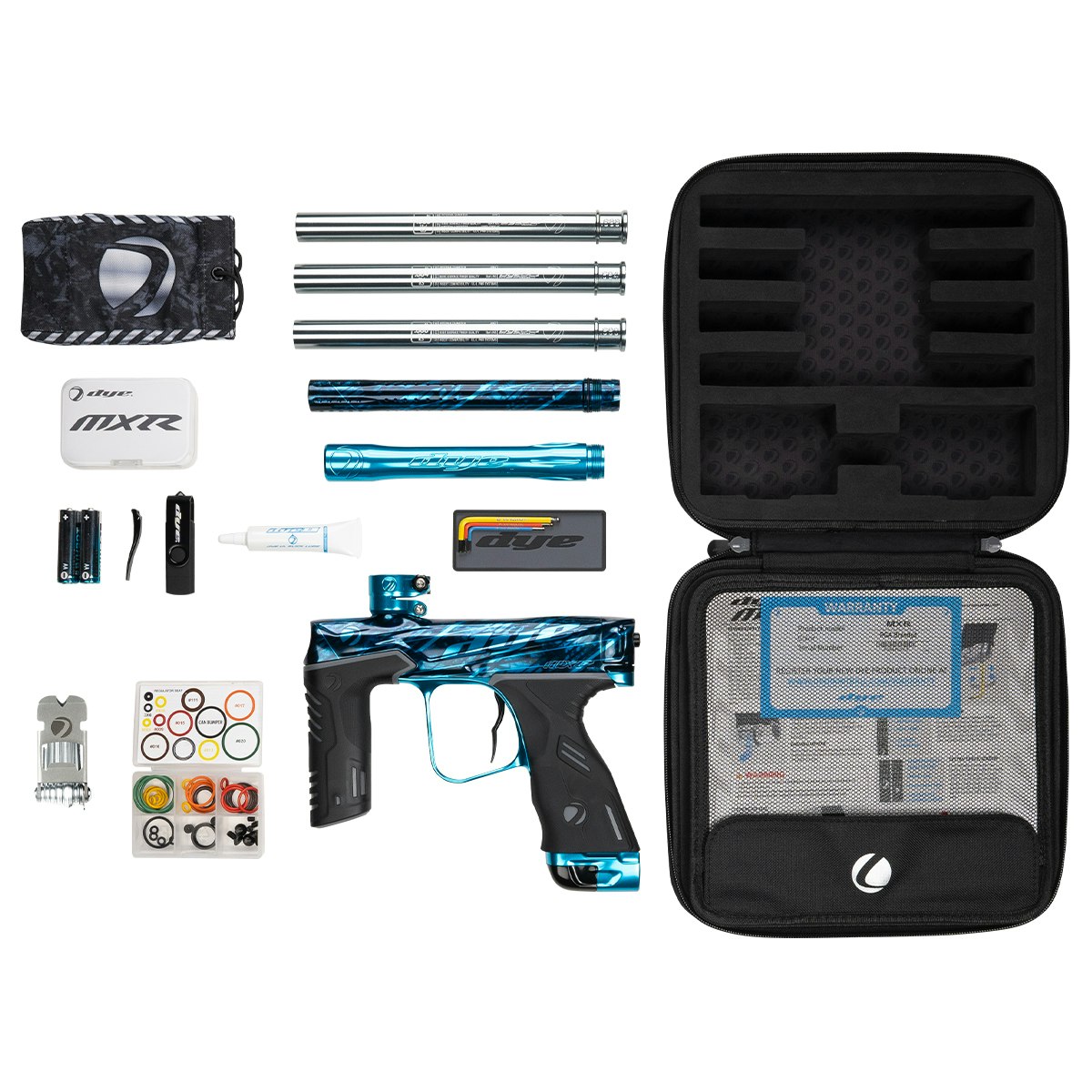 DYE MXR PGA Branded / Black/Cyan