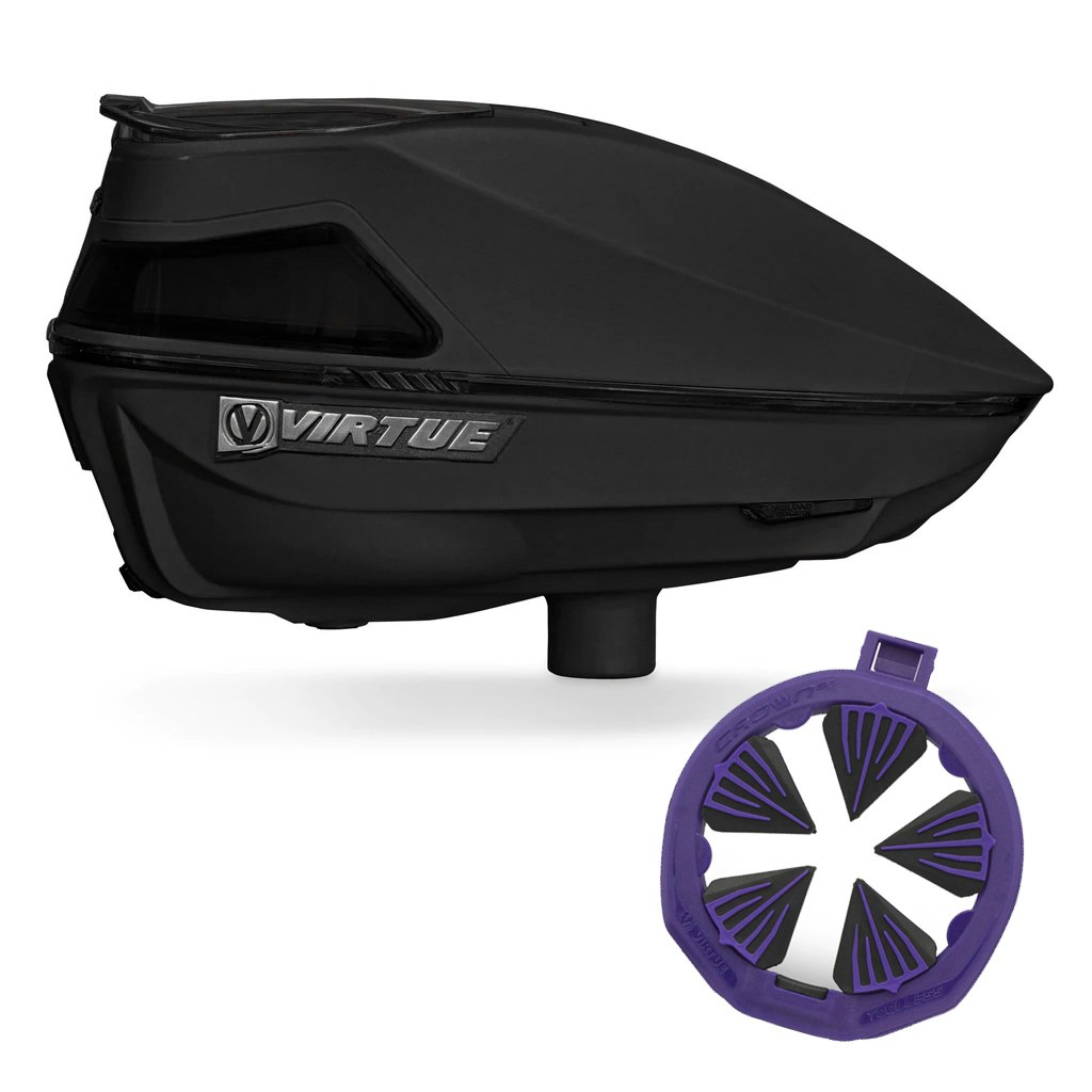 Virtue Spire IV 280 Black + Crown SF-R Speed Feed Purple
