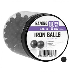 RazorGun Iron Balls .43 Kaliber 200st (337-057)