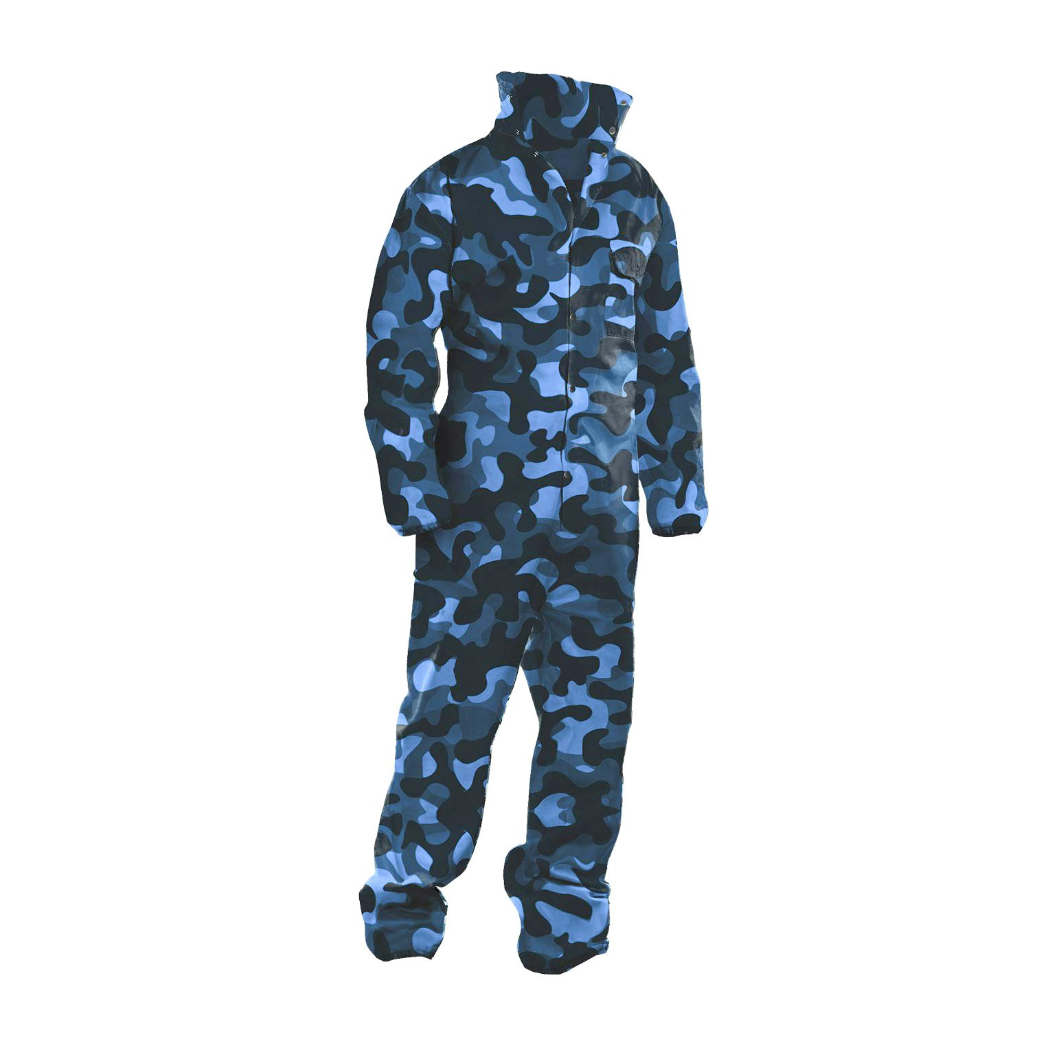 Spirit Field Light Coverall Blue Camo