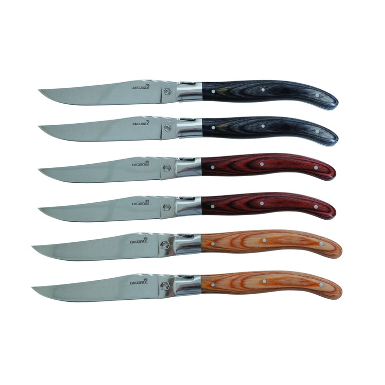 Laguiole Grillknivar 6-pack Mixed