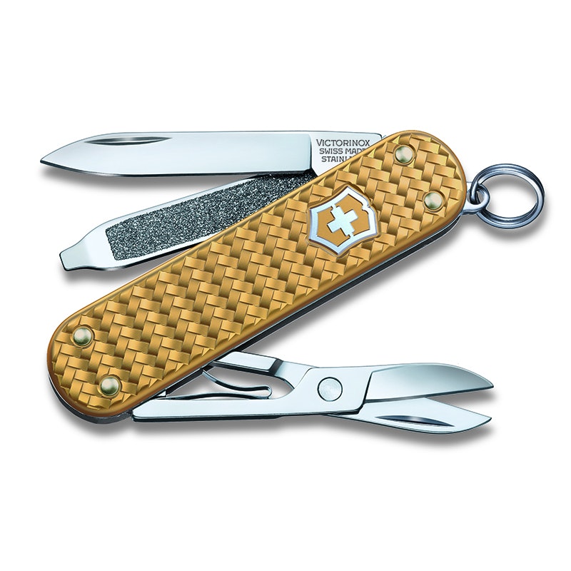 Victorinox Classic Precious Alox Brass Gold