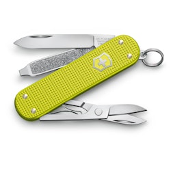 Victorinox Classic Alox Electric Yellow Fickkniv