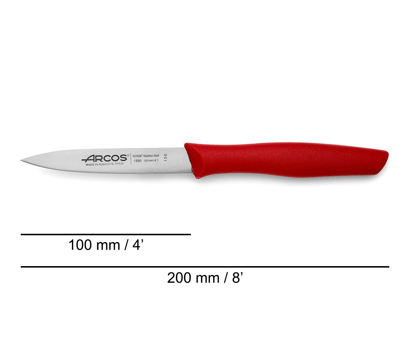 Arcos Nova Skalkniv 10 cm - Röd