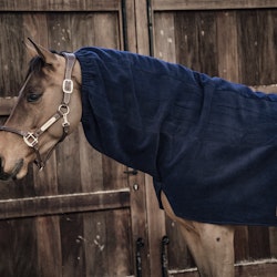 Heavy Fleece Horse Scarf Navy