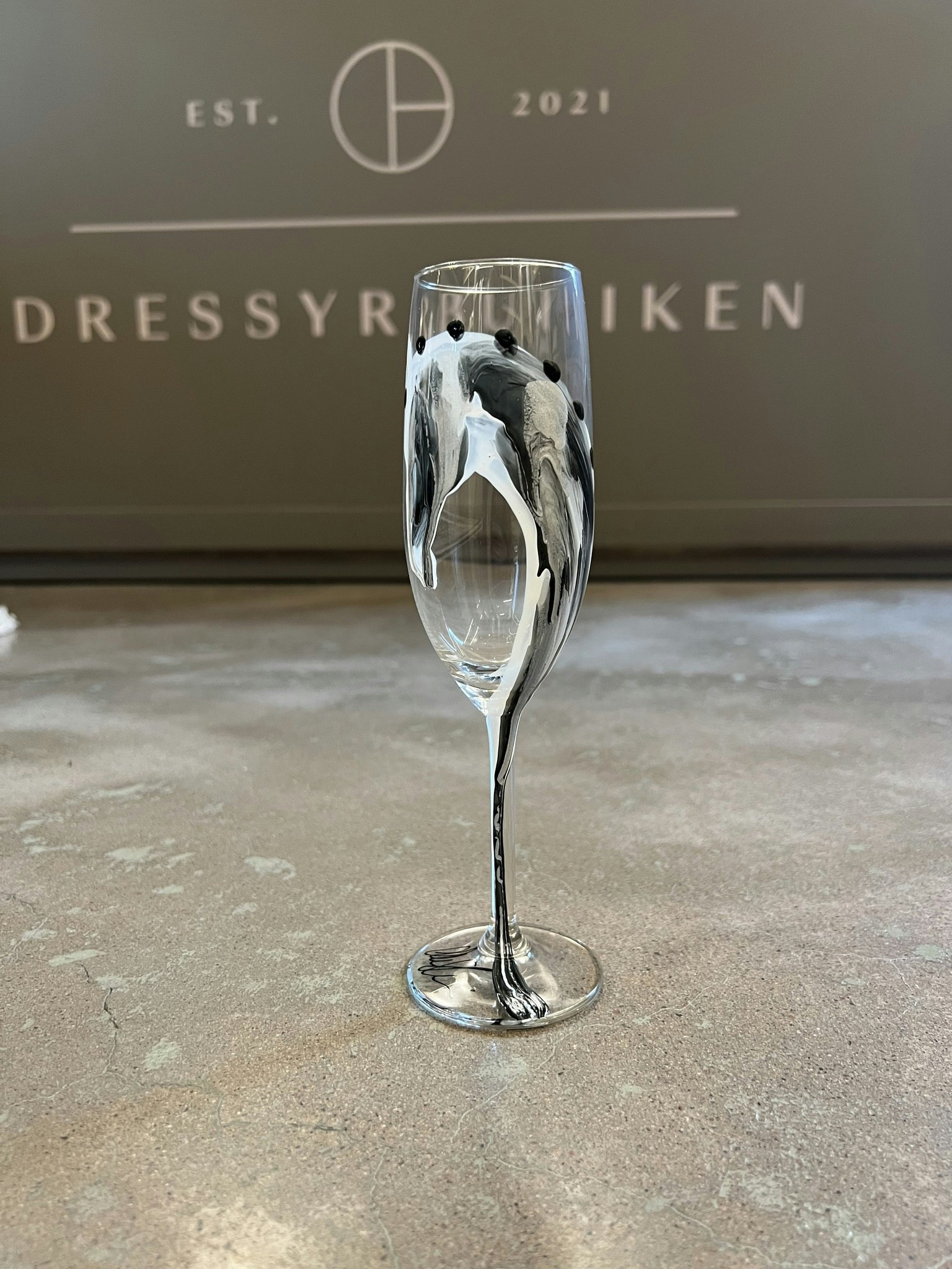 Champagneglas KladdbyM