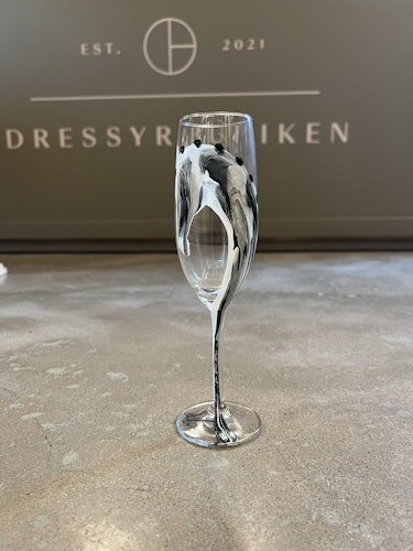 Champagneglas KladdbyM