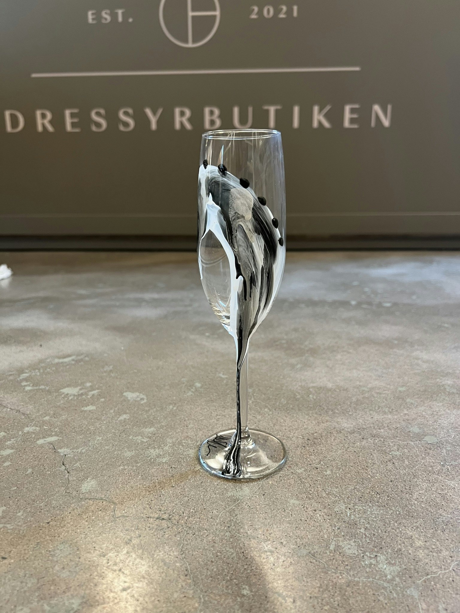 Champagneglas KladdbyM