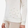 Cavalleria Toscana Half zip cashmere Blend Sweater Off-White