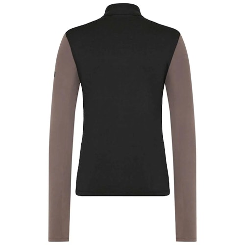 Trolle Fleece Half Zip Black Taupe
