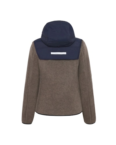 Trolle Techno pile Padded Sherpa med Huva