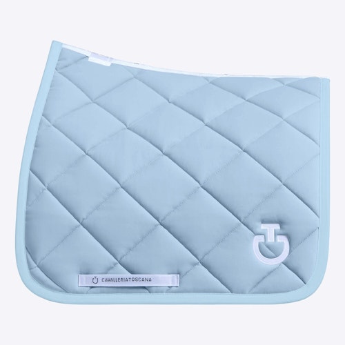 Cavalleria Toscana Dressage Sadel Pad med Diamond quiltning Dimblå