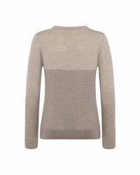 TROLLE Extra Fine Merino Starlogo Sweater - Sand
