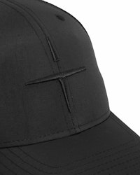 Trolle Star Logo Perforated Nylon Cap Black/Black