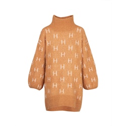 FAM Lång Sweater Leather Brown