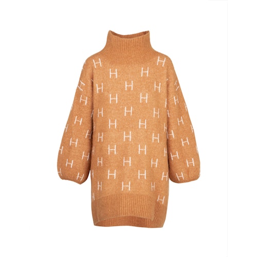 FAM Lång Sweater Leather Brown