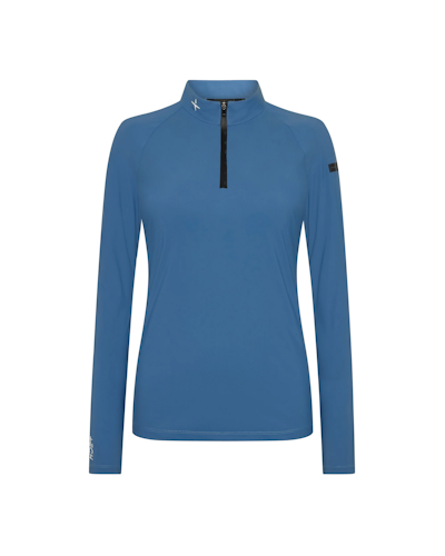 Aero Damtävlingspolo Balance™ LS - Blå dimma