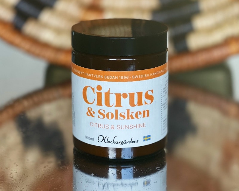 Klockargården Naturligt Doftljus - Citrus & Solsken